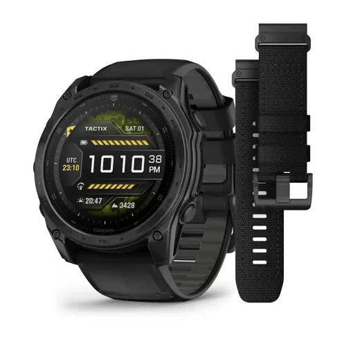 قیمت ساعت گارمین tactix 8 – 51 mm AMOLED Includes Applied Ballistics Ultralight solver and Tactical Black Nylon Bands