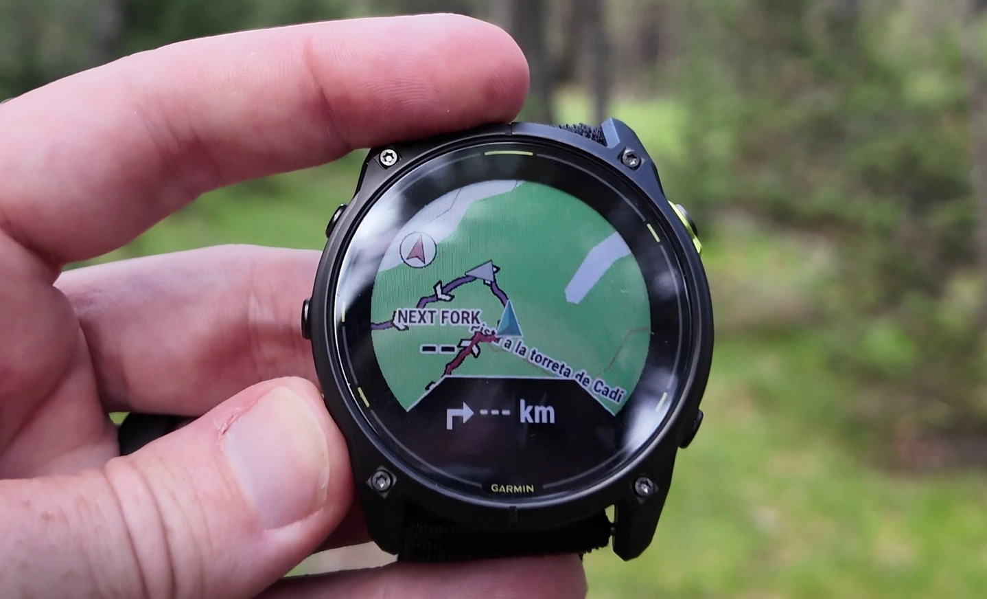 نقشه در ساعت گارمین garmin enduro 3