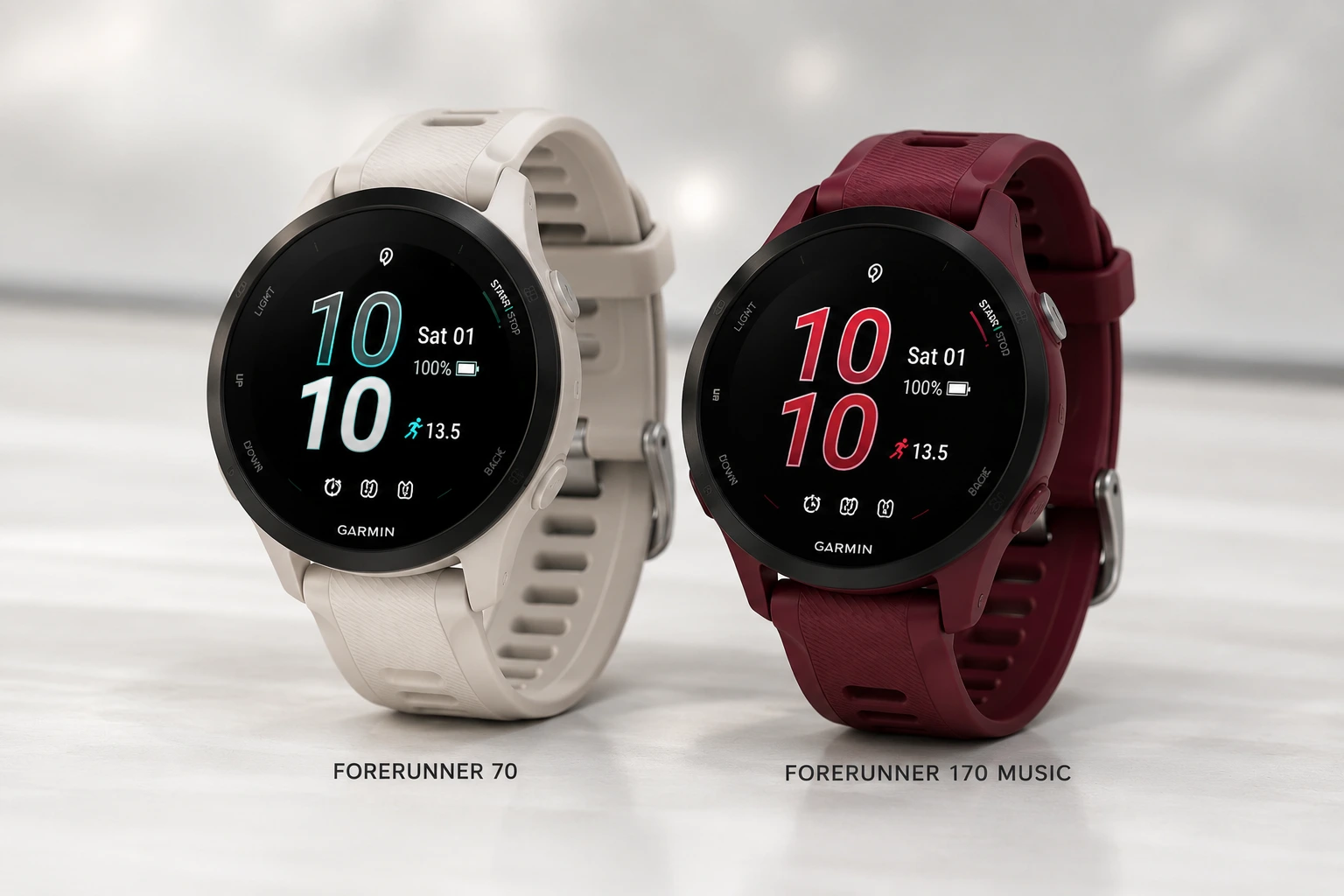 مقایسه ساعت گارمین forerunner 70 , 170
